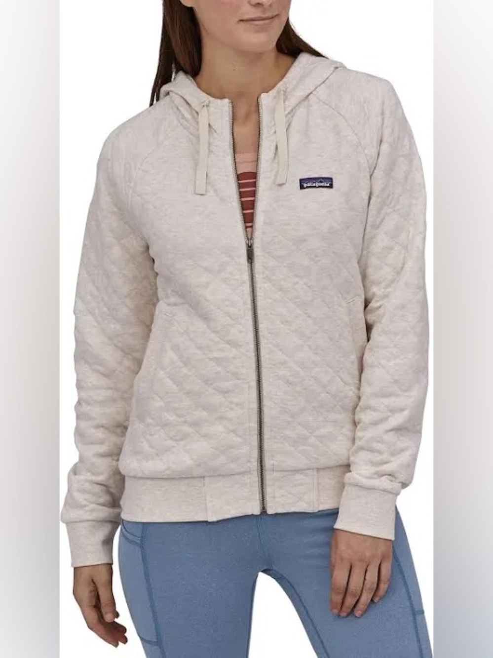 Patagonia Organic Cotton Quilt Hoody Women’s Large EUC